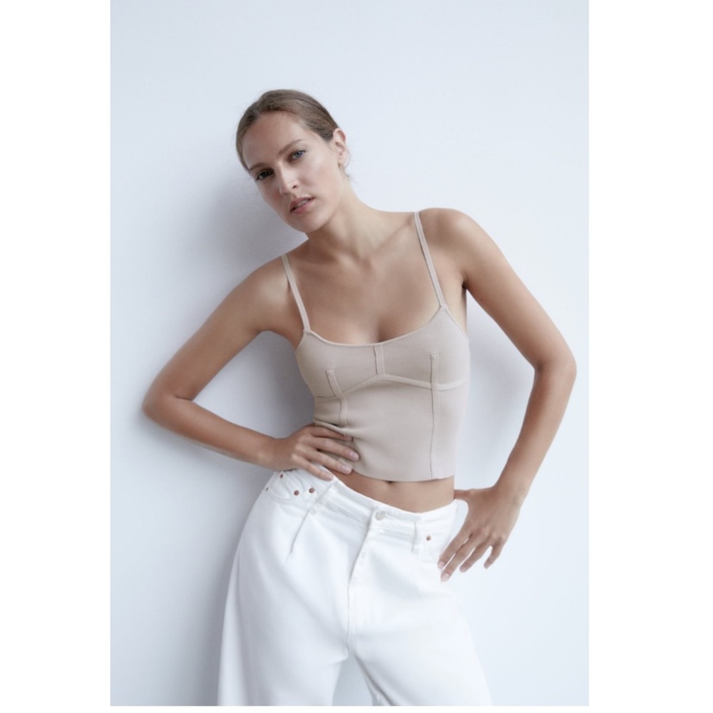 ZARA Knit crop top